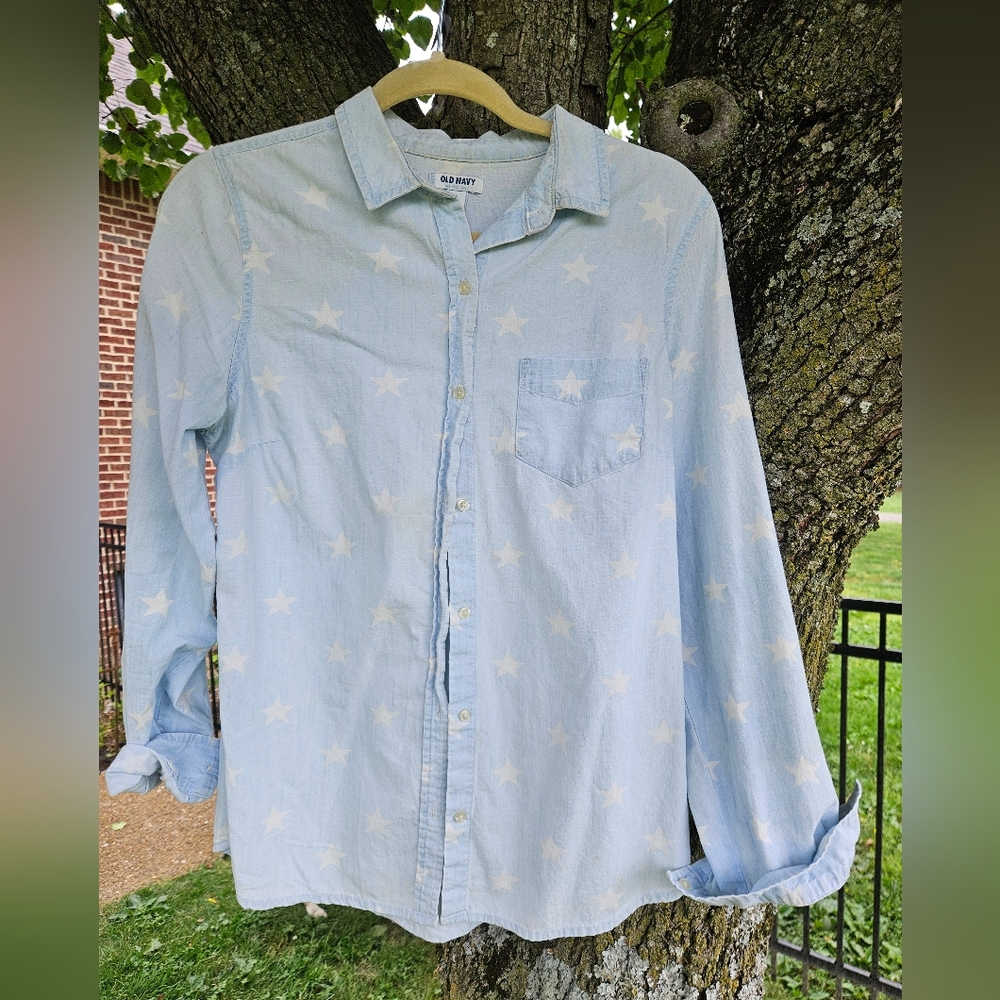Star Light Denim Shirt Old Navy